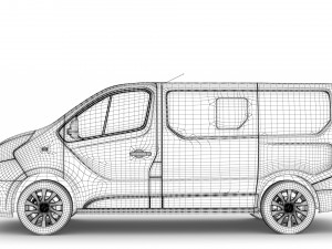 renault trafic combi 2019 3D Model