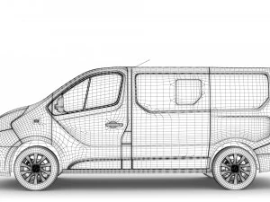 renault trafic combi 2019 3D Model