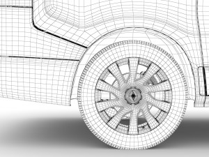 renault trafic combi 2019 3D Model
