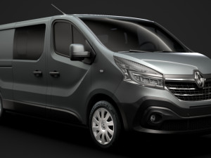 renault trafic combi lwb 2019 Modello 3D