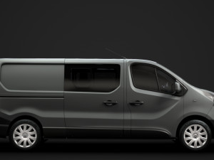 renault trafic combi lwb 2019 3D मॉडल