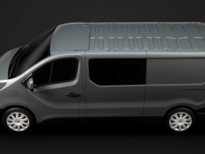 renault trafic combi lwb 2019 3D मॉडल