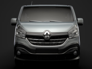 renault trafic combi lwb 2019 3D मॉडल