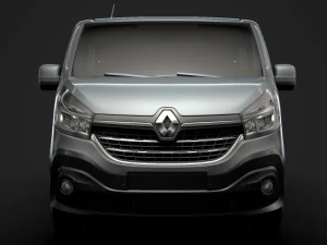 renault trafic combi lwb 2019 3D Model