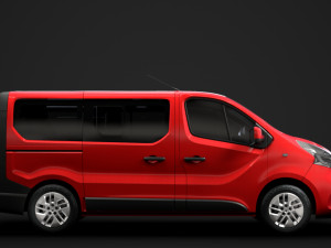 renault trafic minibus 2019 3D Model