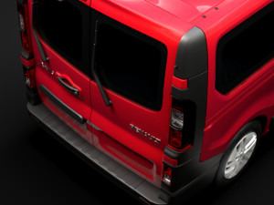 renault trafic minibus 2019 3D Model
