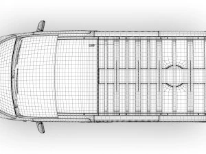 renault trafic minibus 2019 3D Model