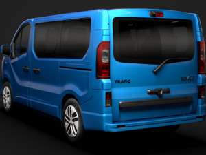renault trafic spaceclass 2019 3D Model