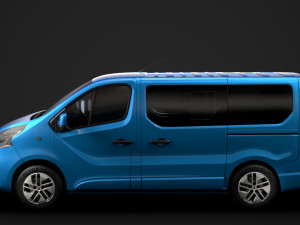renault trafic spaceclass 2019 3D Model