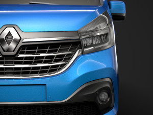 renault trafic spaceclass 2019 3D Model