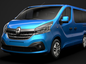renault trafic spaceclass 2019 3D Model