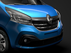 renault trafic spaceclass 2019 3D Model