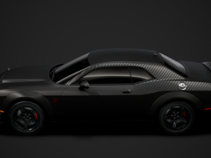 dodge challenger srt demon carbon 2019 3D 模型