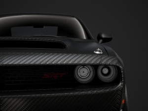 dodge challenger srt demon carbon 2019 3D 模型