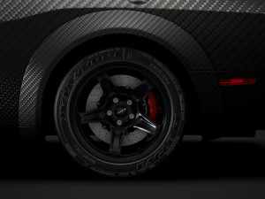 dodge challenger srt demon carbon 2019 3D 模型
