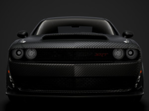 dodge challenger srt demon carbon 2019 3D 模型