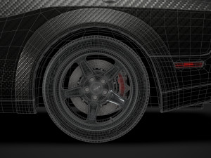dodge challenger srt demon carbon 2019 3D 模型