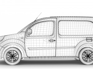 nissan nv 250 combi l2 2019 3D Model