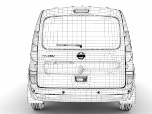 nissan nv 250 combi l2 2019 3D Model