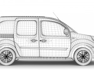 nissan nv 250 combi l2 2019 3D Model