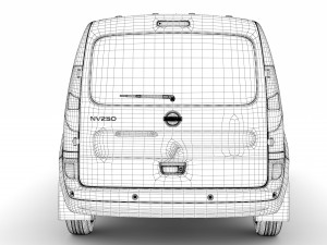 nissan nv 250 combi l3 2019 3D Model