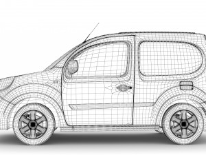 nissan nv 250 van l1 2019 3D Model