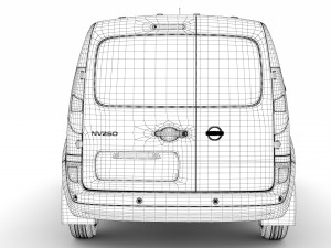 nissan nv 250 van l1 2019 3D Model