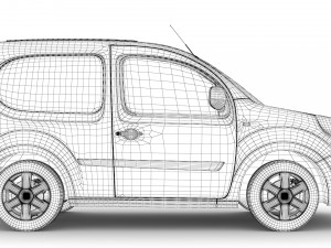 nissan nv 250 van l1 2019 3D Model