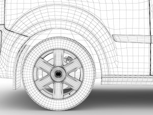 nissan nv 250 van l1 2019 3D Model
