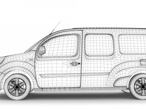 nissan nv 250 van l3 2019 Modello 3D