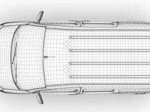 nissan nv 250 van l3 2019 Modello 3D