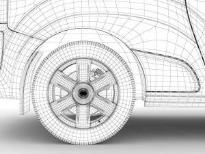 nissan nv 250 van l3 2019 Modello 3D