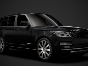 range rover sentinel l405 2020 3D 模型
