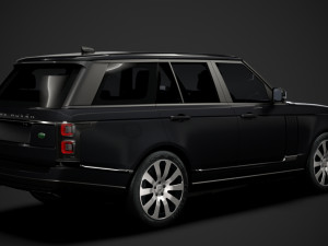 range rover sentinel l405 2020 3D Модель