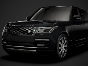 range rover sentinel l405 2020 3D Модель