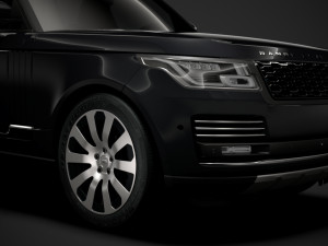 range rover sentinel l405 2020 3D Модель