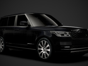 range rover sentinel l405 2020 3D Модель