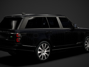 range rover sentinel l405 2020 3D Модель