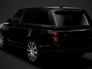 range rover sentinel l405 2020 3D Модель