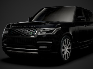 range rover sentinel l405 2020 3D Модель