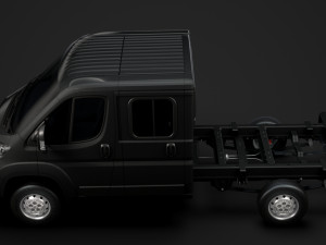 citroen jumper relay chassis truck crew cab 3450 wb 2019 3D Model