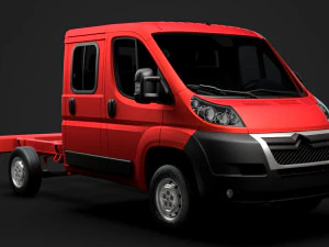 雪铁龙跳线继电器底盘卡车乘员室 3450 wb 2014 3D 模型