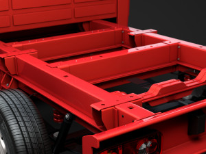 citroen jumper relay chassis truck crew cab 3450 wb 2014 Modello 3D