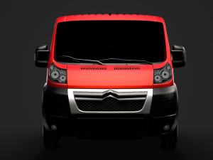 citroen jumper relay chassis truck crew cab 3450 wb 2014 Modello 3D