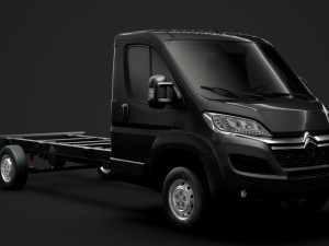 citroen jumper relay chassis truck single cab 4300wb 2019 Modèle 3D