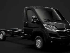 citroen jumper relé chassi caminhão cabine única 4300wb 2019 Modelo 3D