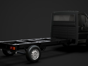 citroen jumper relay chassis truck single cab 4300wb 2019 3Dモデル