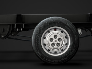 citroen jumper relay chassis truck single cab 4300wb 2019 3Dモデル