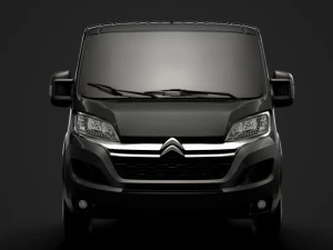 citroen jumper relay chassis truck single cab 4300wb 2019 3D Model