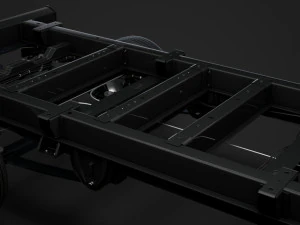 citroen jumper relay chassis truck single cab 4300wb 2019 3D Model